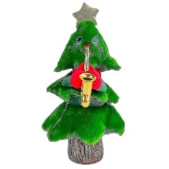 Electric Cancing Christmas Tree Plush Toy Can Sing Record Learn To Speak With Light Gifts For Kids Green Toys