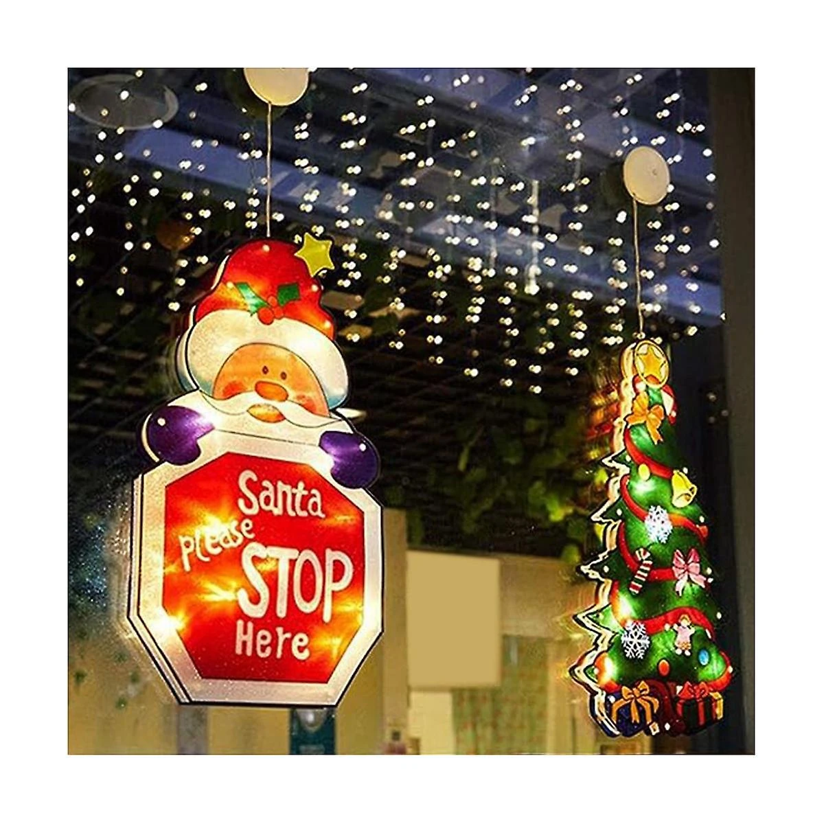 Christmas Decorative Lights Christmas Modeling Lights Atmosphere Lights Window Lights String Small 3 Christmas Decorative Lights Christmas Modeling Lights Atmosphere Lights Window Lights String Small - Billede 3