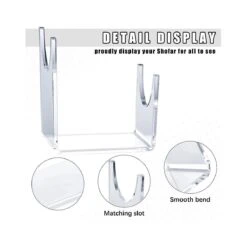 2 Pcs Acrylic Stand For Clear Stand,sword Holder,sturdy Horn Stand Christmas Home Office Decor -Schmidt Butik 1020035021 max