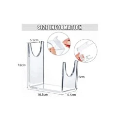 2 Pcs Acrylic Stand For Clear Stand,sword Holder,sturdy Horn Stand Christmas Home Office Decor -Schmidt Butik 1020035096 max