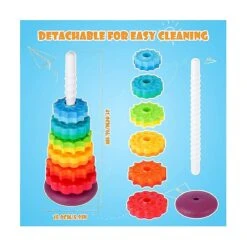 Girl Boy Spinagain Stacking Toys For Toddlers 1-3, Rainbow Ring Stacker Toys Christmas Birthday Gif 9 Girl Boy Spinagain Stacking Toys For Toddlers 1-3, Rainbow Ring Stacker Toys Christmas Birthday Gif -Schmidt Butik 1034752790 max