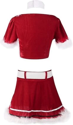 Maid Costume Plus Size Ladies' Christmas Skirt Suits Dresses Maid Costume For Women XL -Schmidt Butik 1045736098 max