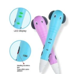 3d Printing Pen Diy Drawing Pen With 3 Colors 2 Meter Filament Christmas Birthday Gift For Child Pi -Schmidt Butik 1048142298 max
