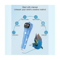 Pcl Filament Low Temperature Anti-scald 3d Printing Pen Diy Drawing Toys For Girls Boy Christmas B