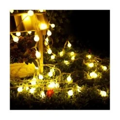 Led String Lights Fairy Ball Garland Lights Waterproof Outdoor Lamp Christmas Holiday Wedding Party