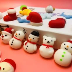 Christmas Dango Soft Rubber Small Animal Cute Pet Set Pinching Music Venting And Decompressing 24PCS -Schmidt Butik 1058997776 max