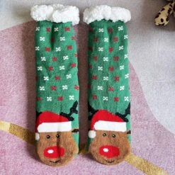 Christmas Floor Socks Women's And Winter Lamb Fleece Snow Socks Thickened And Furnished Home Sleep Carpet Socks Holiday Ornaments D 8 Christmas Floor Socks Women's And Winter Lamb Fleece Snow Socks Thickened And Furnished Home Sleep Carpet Socks Holiday Ornaments D -Schmidt Butik 1062223083 max