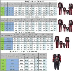 Christmas Family Matching Pyjamas Set, Baby Romper / Brev Julehat Print Langærmede Toppe + Plaidbukser Nattøj Sæt Far