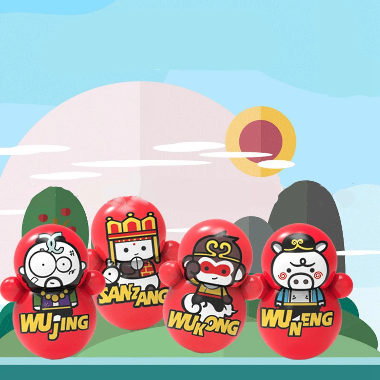 Bright Colors Cartoon Wobbler Toy - Stress Relief Desktop Ornaments - Christmas Birthday Gift #10 1 Bright Colors Cartoon Wobbler Toy - Stress Relief Desktop Ornaments - Christmas Birthday Gift #10