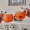 Creative Ceramic Mug 3d Halloween Pumpkin Cup Fall Autumn 400ml Birthday Gift For Adult Kid Christmas Eve