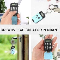 Kids Mini Calculator Portable Pocket Candy Color Electronic Calculator With Key Ring Gifts For Children Students Christmas Birthday Party Favors (blac -Schmidt Butik 1080512205 max