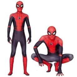 Halloween Christmas Far From Home Spiderman Cosplay Bodysuit Adults Unisex Halloween Party Zentai Fancy Dress Performance Costume 190 -Schmidt Butik 1098135375 max