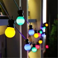G50 Globe Lighting Chain Led Solar Outdoor Camping String Courtyard Garden Christmas Wedding Lightsolar Model + Remote Control 10 Meters 20 Lights -Schmidt Butik 1099172090 max