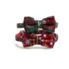 Christmas Puppy Collar With Bell And Bowknot - Adjustable Neck Strap For Small To Medium Cats And Dogs - Festive Gift
