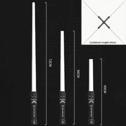 2pcs Led Retractable Light Sword With Sound For Christmas Children's Gift -Schmidt Butik 1114326544 max