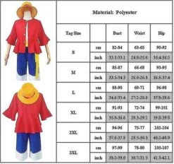 Halloween Christmas Monkey D. Luffy Cosplay Pirate Stråhat Kostume Sæt One Piece Anime Manga Voksne Halloween Fancy Dress Up Suit XL 8 Halloween Christmas Monkey D. Luffy Cosplay Pirate Stråhat Kostume Sæt One Piece Anime Manga Voksne Halloween Fancy Dress Up Suit XL -Schmidt Butik 1118447904 max