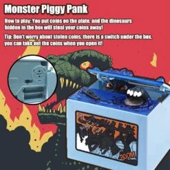 Monster Stealing Piggy Bank, Electronic Chirldren Cash Box Money Bank Toy, Christmas Birthday Gift For Boys, Girls, Kids 8 Monster Stealing Piggy Bank, Electronic Chirldren Cash Box Money Bank Toy, Christmas Birthday Gift For Boys, Girls, Kids -Schmidt Butik 1118649669 max