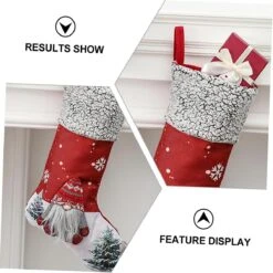 Christmas Socks Cartoon Socks Wall Hooks Decorative Mini Bags For Favors Party Favors -Schmidt Butik 1121291160 max