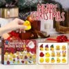 New Christmas Duck Toys Advent Calendar Box 24 Rubber Duck Toys Gifts For Toddlers Kids Boys Girls Gifts