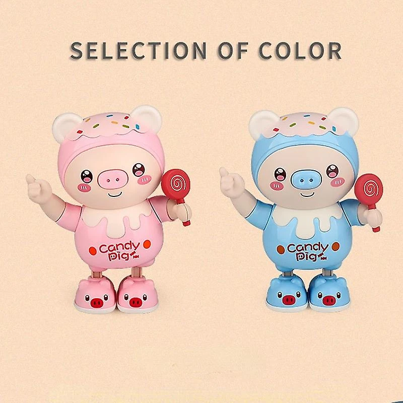 New Electronic Pet Pig Dancing Toy With Swinging Lights Music Cute Pig Baby Toy Christmas Gift Pink 2 New Electronic Pet Pig Dancing Toy With Swinging Lights Music Cute Pig Baby Toy Christmas Gift Pink - Billede 2