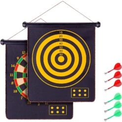 Safe Magnetic Dartboard, 15 Inch Double Sided Dartboard For Kids And Adults, 6 Darts - Christmas, Birthday And Party Gift 9 Safe Magnetic Dartboard, 15 Inch Double Sided Dartboard For Kids And Adults, 6 Darts - Christmas, Birthday And Party Gift -Schmidt Butik 1127155970 max