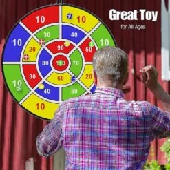 29" Large Dart Board For Kids, Kids Dart Board With Sticky Balls, Boys Toys, Indoor/ Sport Outdoor Fun Party Play Game Toys, Birthday Christmas Gifts -Schmidt Butik 1133950865 max