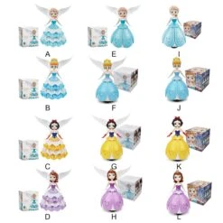 Ice Princess Toys For Girls,Dancing Princess Interactive Spin Robot Toys DIY Christmas Brick Music Box -Schmidt Butik 1143500522 max