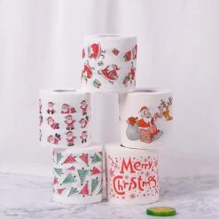 1 Roll Christmas Table Napkin Home Santa Claus Bath Toilet Roll Paper Xmas Decor Tissue A 9 1 Roll Christmas Table Napkin Home Santa Claus Bath Toilet Roll Paper Xmas Decor Tissue A -Schmidt Butik 1163840455 max