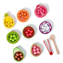 Counting Fruits With Matching Sorting Cups For Kids , 50pcs Fruits Color Sorting Learning Toys For Number Counting & Color Recognition, Christmas Gift 1pcs -Schmidt Butik 1168909628 max