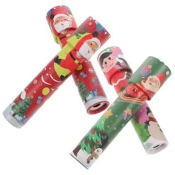 4Pcs Christmas Kaleidoscopes Educational Kaleidoscope Plaything Kids Observation Toy Random Style