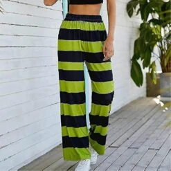 Women Christmas Green Grinch Pajamas Pants Striped Sleep Trousers Nightwear Sleepwear Xmas Loungewear Bottomsgift Kr S -Schmidt Butik 1184592098 max