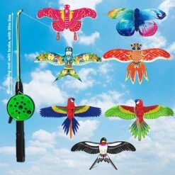 Cartoon Flying Kite Toy Cartoon With Handle Outdoor Toy Christmas Gift
