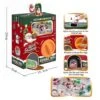 Ball Pits X'max Gift Christmas Toys Gashapon Machines With 6 Random Capsule Egg Twisting Machine Cardboard Box Surprise Blind--