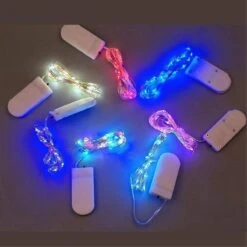 20pack String Fairy Lights 20led 2m Copper Wire Lights For Wedding Party Christmas Four Colored But