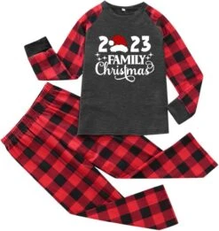 2023 Christmas Matching Pajamas For Family Red Plaid Classic Xmas Pjs Funny Jammies Cute Nightwear Sleepwear Sets Premium X-Large -Schmidt Butik 1193324658 max
