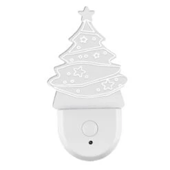 2Pcs Christmas Tree Night Light, Color-Changing Kids Night Light, Dusk-To-Dawn Sensor, Rainbow LED Night Light,EU Plug -Schmidt Butik 1200929961 max