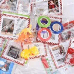 2023 Elf Kit 24 Days Of Christmas,fun Elf Activities,elf Props,train Toys Gifts For Kids Toddler Teens Girls