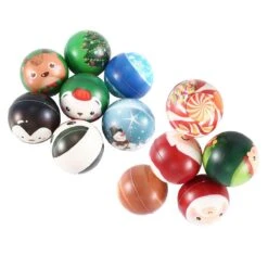 Christmas Style 6.3cm Bouncy Ball Stress Relief Sponge Stress Ball Christmas Toys Decorations 7 Christmas Style 6.3cm Bouncy Ball Stress Relief Sponge Stress Ball Christmas Toys Decorations -Schmidt Butik 1209012105 max