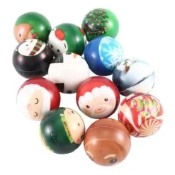Christmas Style 6.3cm Bouncy Ball Stress Relief Sponge Stress Ball Christmas Toys Decorations 9 Christmas Style 6.3cm Bouncy Ball Stress Relief Sponge Stress Ball Christmas Toys Decorations -Schmidt Butik 1209012238 max