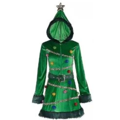 Cosplay Christmas Tree Dress Women's Party Dance Dress M -Schmidt Butik 1215268505 max