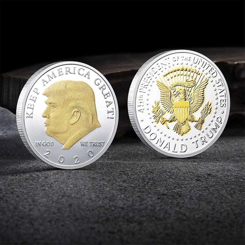 Christmas Coin President Donald Trump Keep Amican Great Iron Coin 2 Christmas Coin President Donald Trump Keep Amican Great Iron Coin - Billede 2