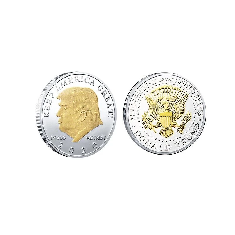 Christmas Coin President Donald Trump Keep Amican Great Iron Coin 4 Christmas Coin President Donald Trump Keep Amican Great Iron Coin - Billede 4