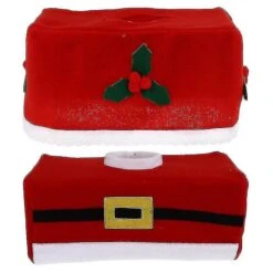 2pcs Christmas Pattern Tissue Box @bugu