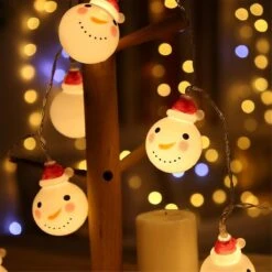Led Snowmans String Light Outdoor For Christmas Garden Decor For Holiday Lighting Decor Wedding Dec -Schmidt Butik 1230953525 max
