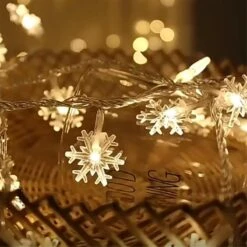 Led Snowflake String Light Outdoor For Christmas Garden Decor For Holiday Lighting Decor Wedding De -Schmidt Butik 1230953533 max