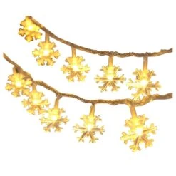 Led Snowflake String Light Outdoor For Christmas Garden Decor For Holiday Lighting Decor Wedding De -Schmidt Butik 1230953563 max