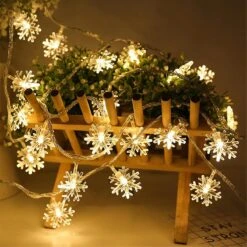 Led Snowflake String Light Outdoor For Christmas Garden Decor For Holiday Lighting Decor Wedding De -Schmidt Butik 1230953673 max