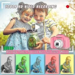 Selfie Cameras For Kids. Toy For 3-8 Year Old Girls Children Digital Cameras With 32 Gb Card Video Music Electronic Game Toy Birthday Christmas Idea G -Schmidt Butik 1231973927 max