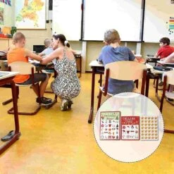 37 Pcs Game Card 24 Players Bingo Cards Christmas Gifts Party Decorations Supplies Autumn Green