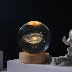 Usb 3d Led Crystal Ball Night Light - Christmas Gift Moon Planet Galaxy -Schmidt Butik 1240217457 max